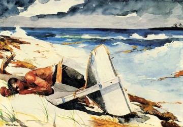 Winslow Homer Painting - After the Hurricane Realism marine painter Winslow Homer